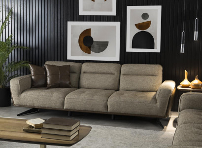 Comfortable couch 260cm big sofa couches sofas fabric sofa textile living room